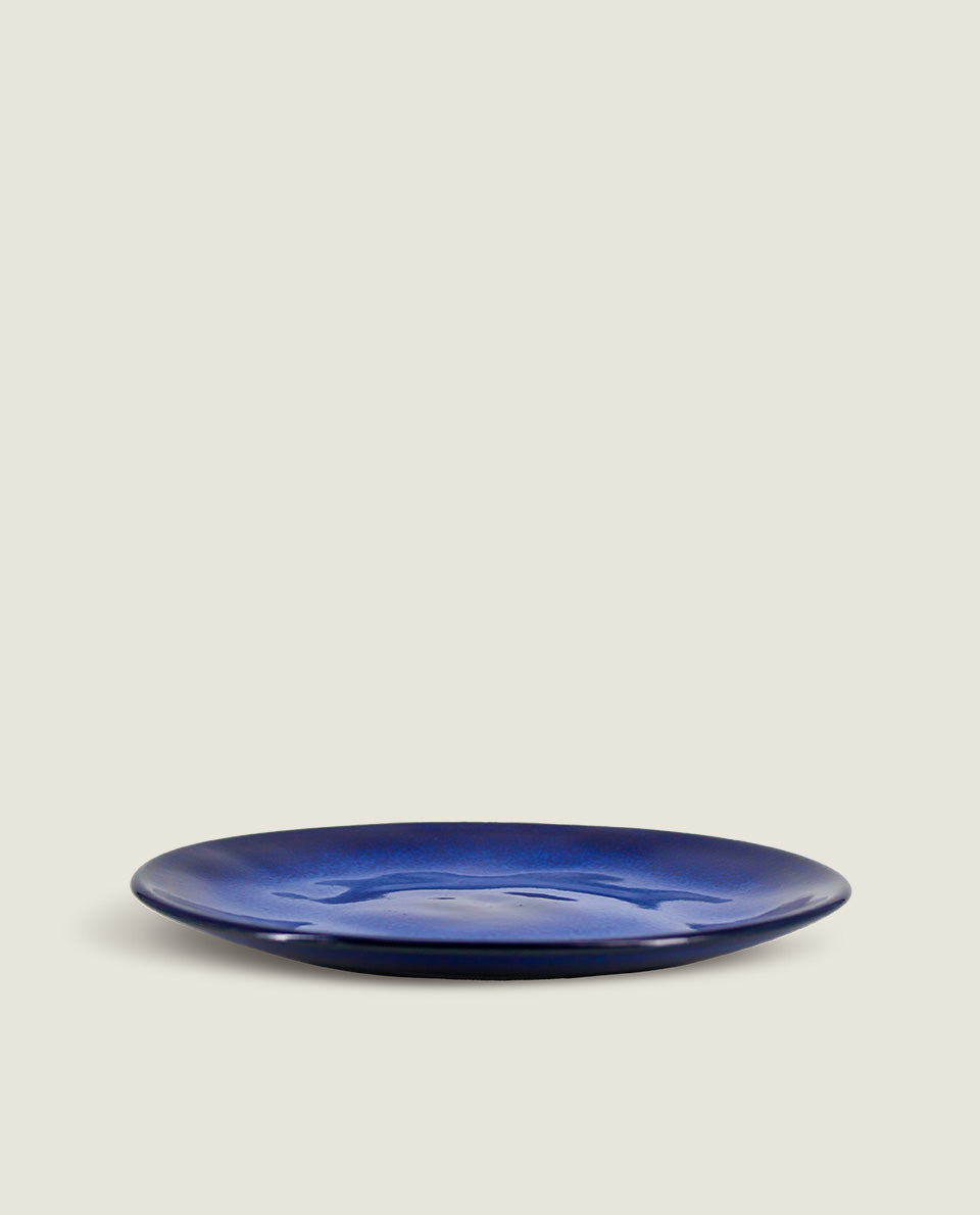 Dessert plate Belair electric blue