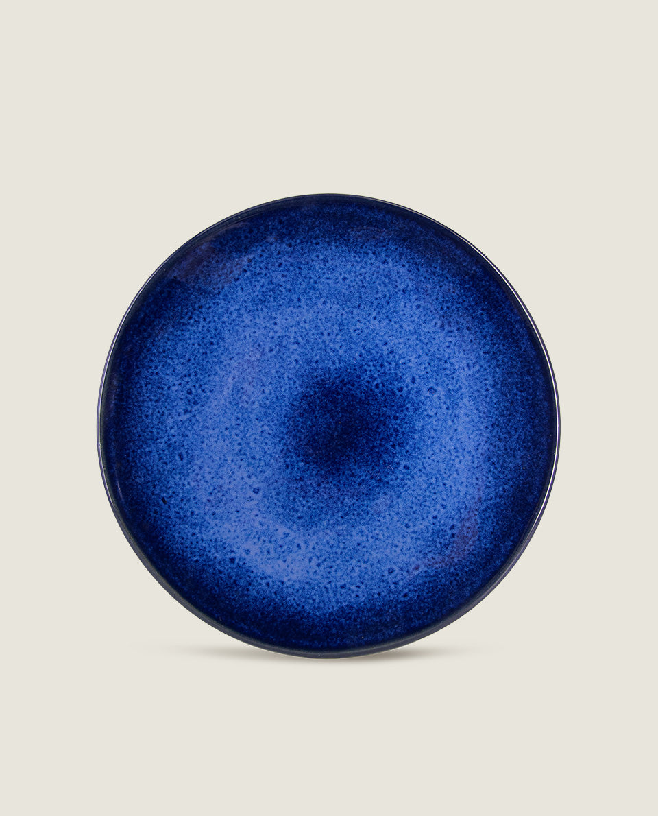 Dessert plate Belair electric blue