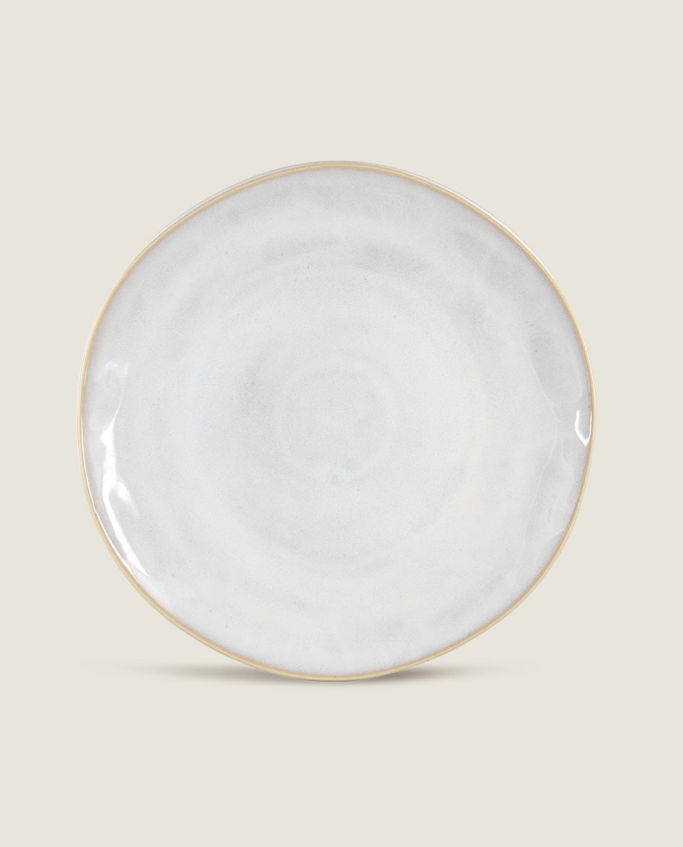 Large plate Belair ivory