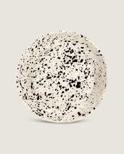 Black speckled pasta plate Ketti