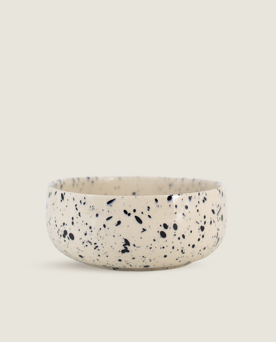 Black speckled bowl Ketti