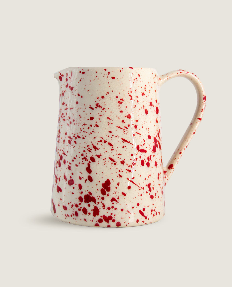 Red speckled pitcher Ketti
