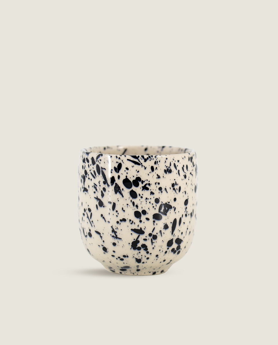 Black speckled espresso cup Ketti