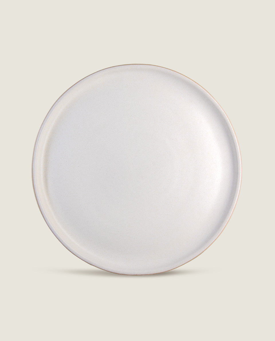 Dinner plate Klack matte white