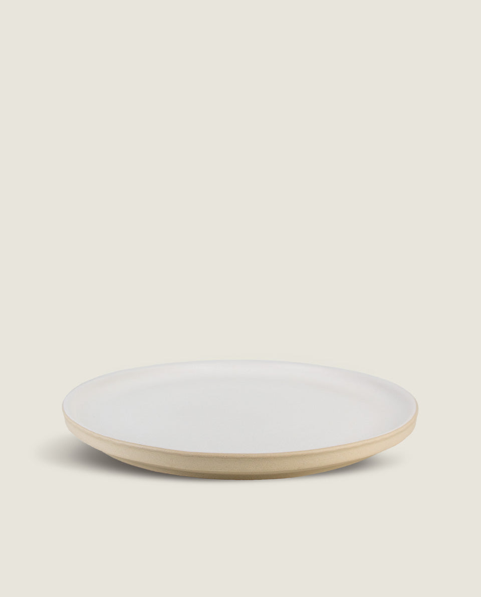 Dinner plate Klack matte white