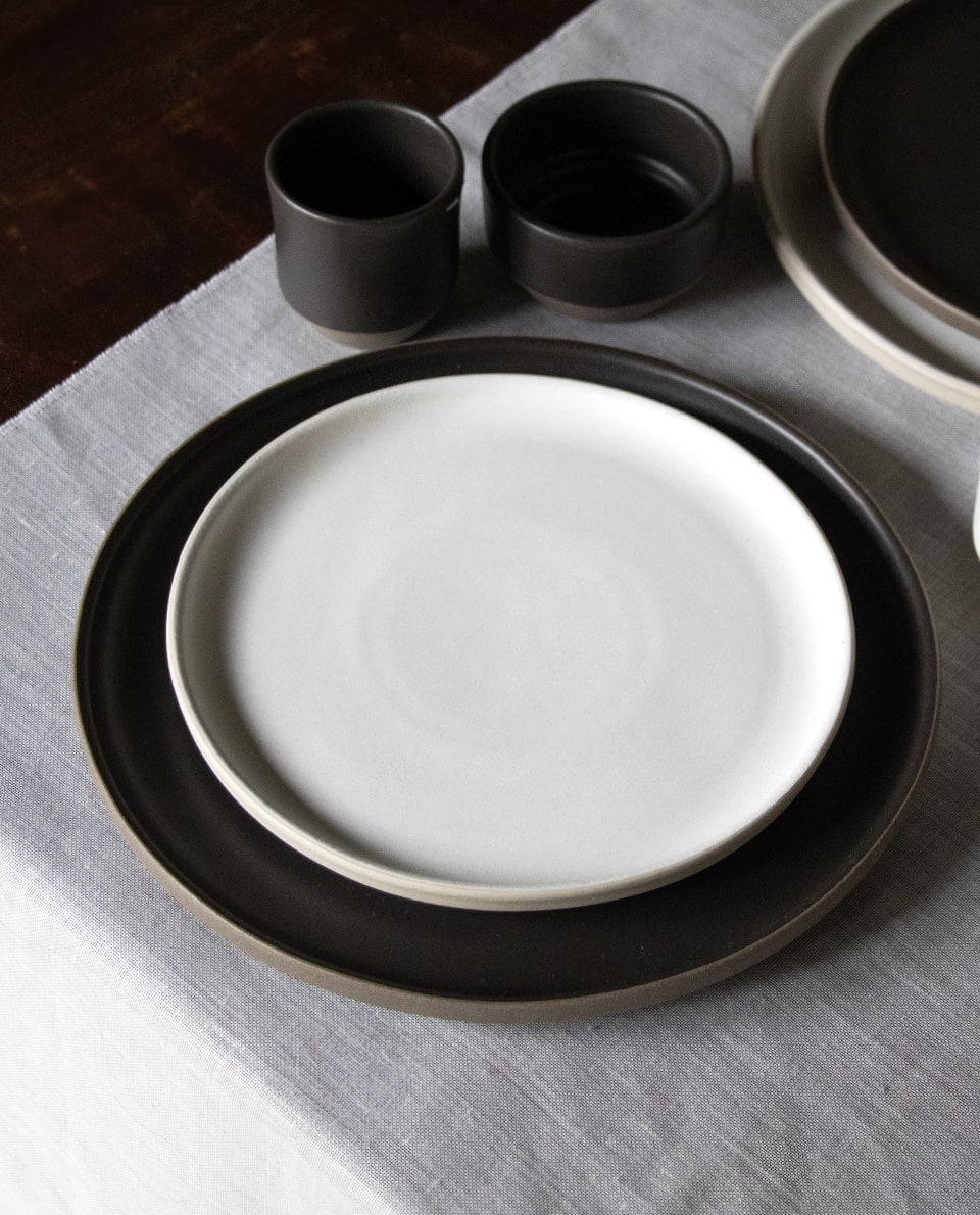 Dessert plate Klack matte white