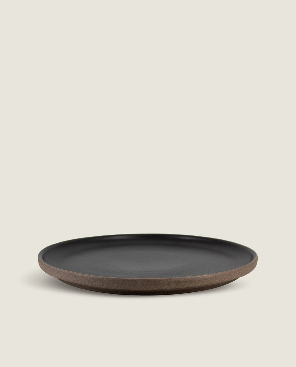 Dinner plate Klack chocolate black