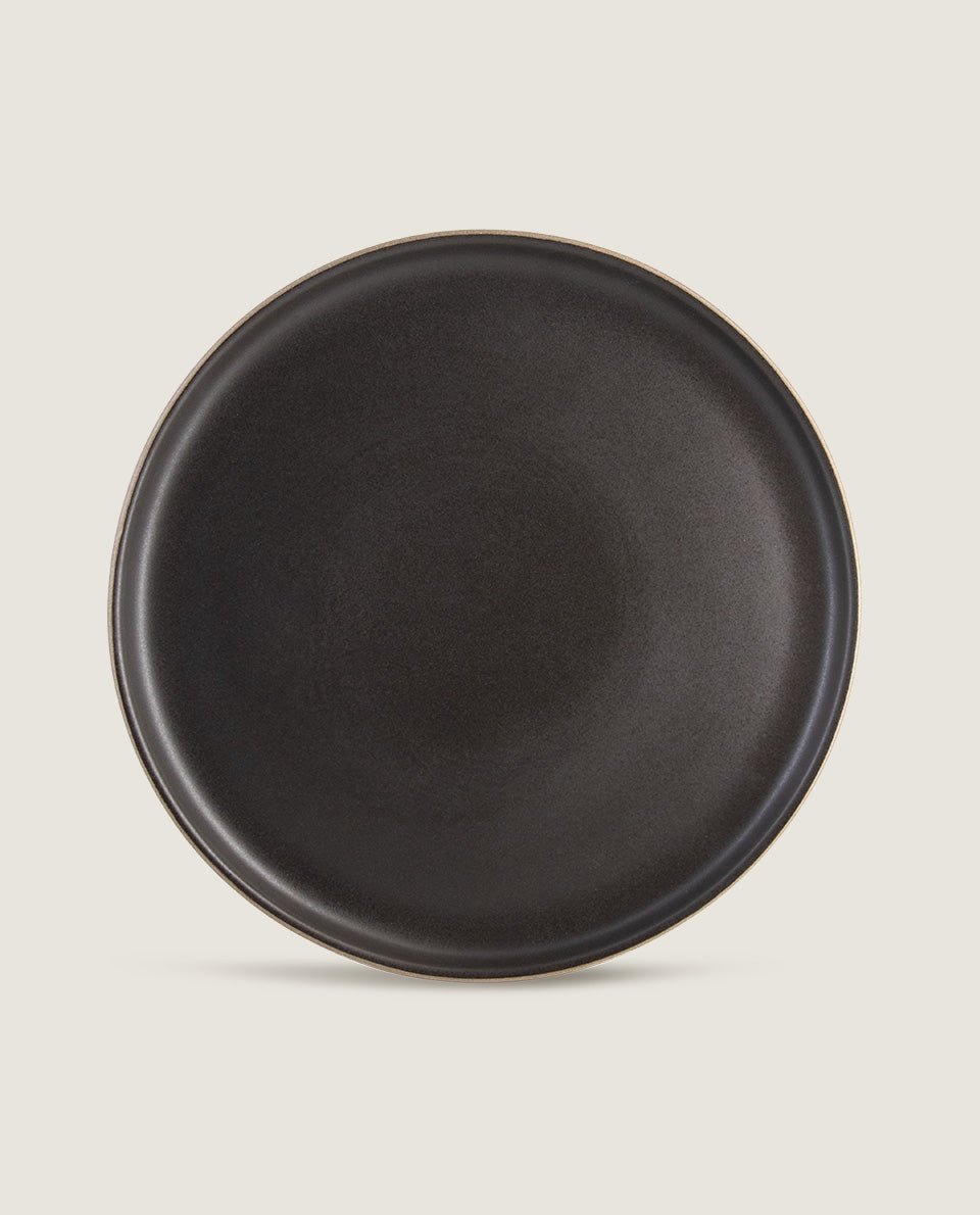 Dinner plate Klack chocolate black