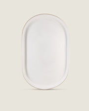 Platter Klack matte white