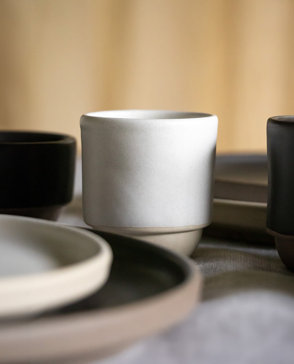 Espresso cup Klack matte white